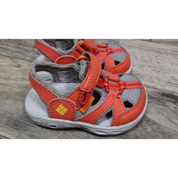 Columbia Baby 5 Techsun Wave Salmon Outdoor Walking Beach Sandals - Picture 1 of 6